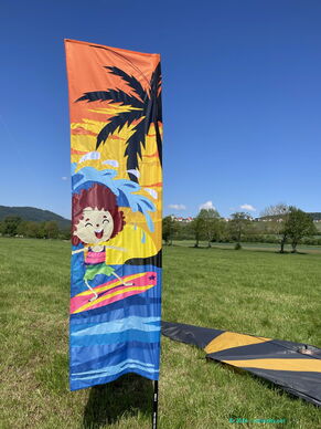 Banner Workshop Surfmädchen